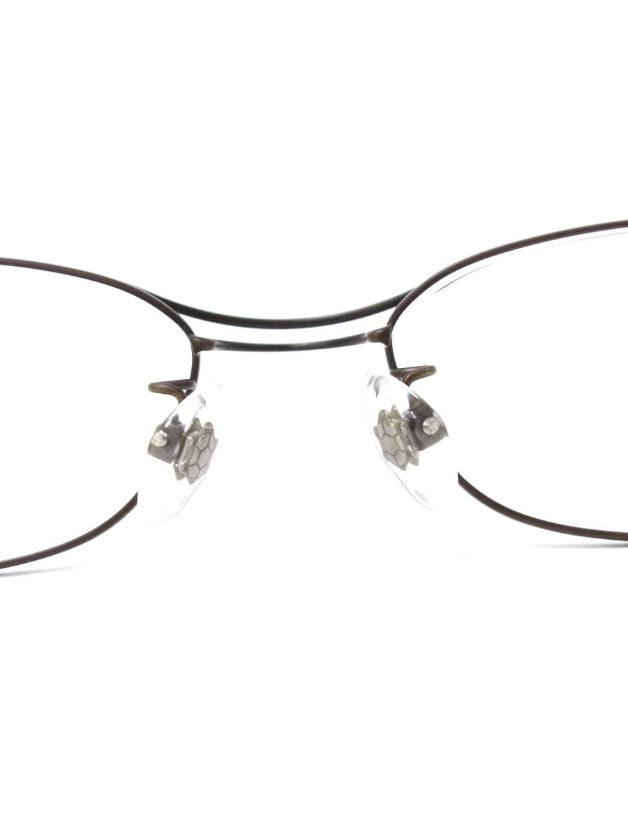 フォーナインズ S-260T メガネ ブラウン メタルフレーム フルリム スクエア ITU0KWUFRRDW