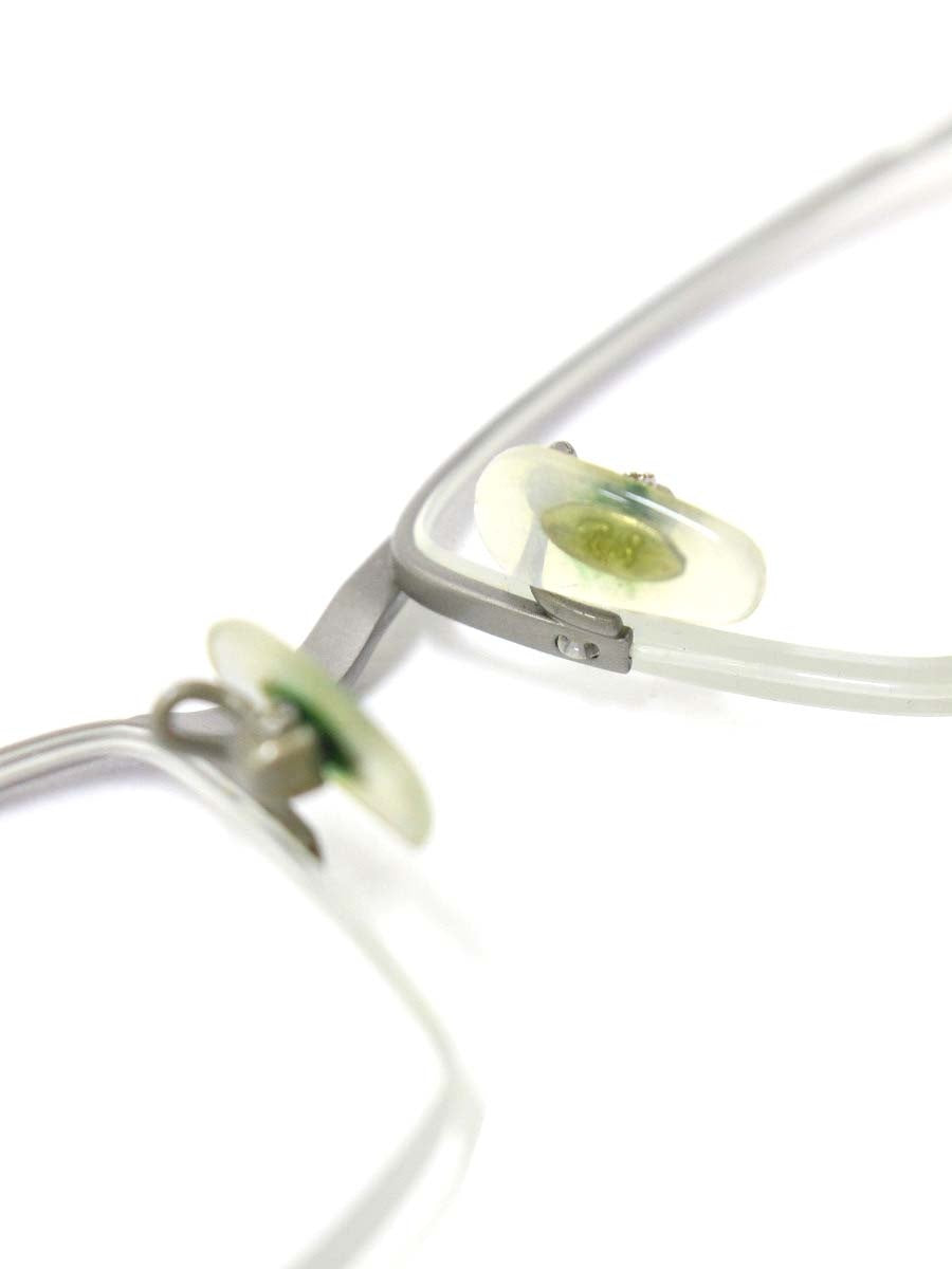 レイバン RB8746D メガネ シルバー メタルフレーム ハーフリム（ナイロール）スクエア ITJDJQJ0WU62