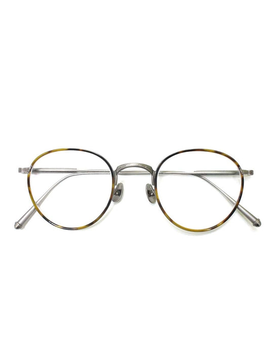 マツダ M3085-i 47 メガネ マットシルバー/ブラウン コンビフレーム フルリム ラウンド ITHGN62I6NWG