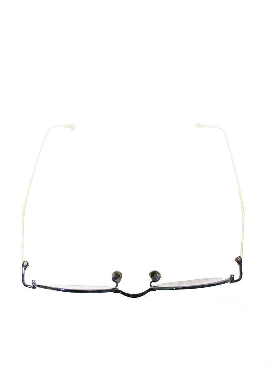 テイラーウィズリスペクト bagua メガネ ネイビー/ゴールド バグア チタニウムフレーム フルリム ボストン ITTKOYQSASOA