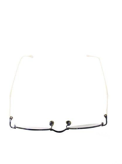 テイラーウィズリスペクト bagua メガネ ネイビー/ゴールド バグア チタニウムフレーム フルリム ボストン ITTKOYQSASOA