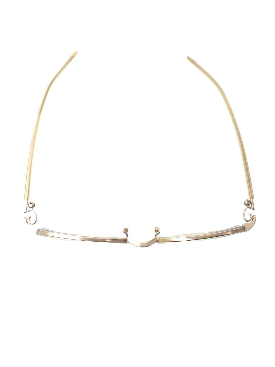 フォーナインズ M-73 メガネ ベージュ コンビフレーム フルリム ボストン COL.1183 ITS8ZI5CSADY