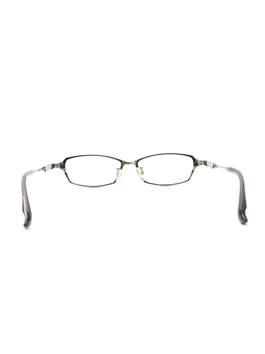 プラスミックス PX-13573 メガネ メタルシルバー/グレー スクエア メタルフレーム TITANIUM ITFOHDMM1H9K