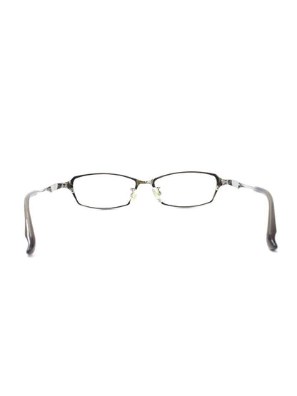 プラスミックス PX-13573 メガネ メタルシルバー/グレー スクエア メタルフレーム TITANIUM ITFOHDMM1H9K