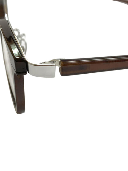 中村勘三郎 KN-2541 C-2 オールシープホーンモデル メガネ ブラウン セルフレーム フルリム ウェリントンシェイプ ITXBXORSTNWG