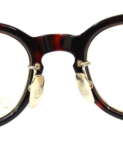 ドメスティックインターナショナル DI-1010 メガネ ブラウン セルフレーム フルリム ウェリントンシェイプ ITPF9GMU1GA6