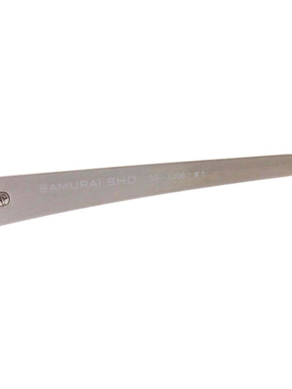 サムライ翔 SS-J206 メガネ シルバー メタルフレーム ハーフリム（ナイロール）スクエア ITH5AL0G57AQ