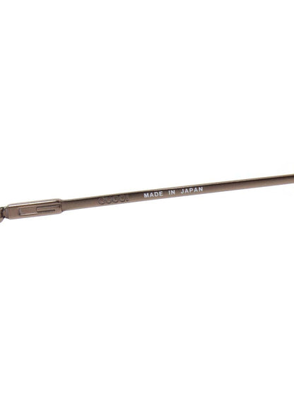 グッチ GG-9004J メガネ ブラウン/クリアオレンジ メタルフレーム リムレス ツーポイント オーバル ITGJPJO7V9TM