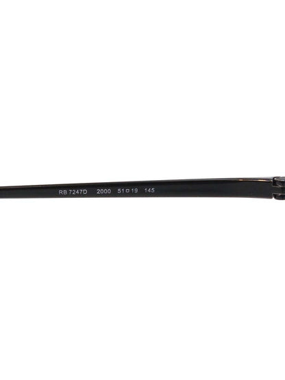 レイバン RB7247D メガネ ブラック ウェリントン ITSLQTLQN6IS