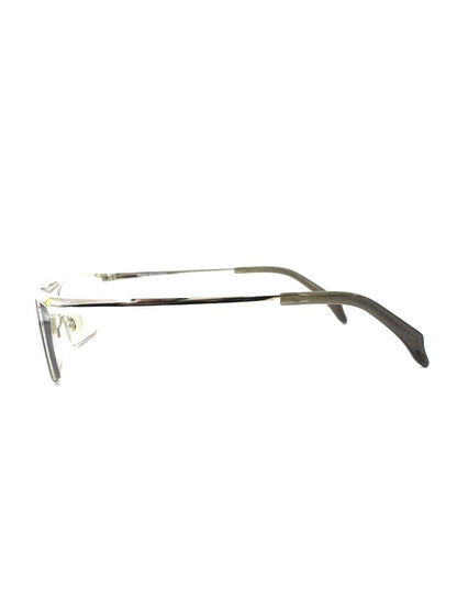 マサキマツシマ MF-1159 メガネ シルバー メタルフレーム ハーフリム スクエア IT7AF57ECHIQ