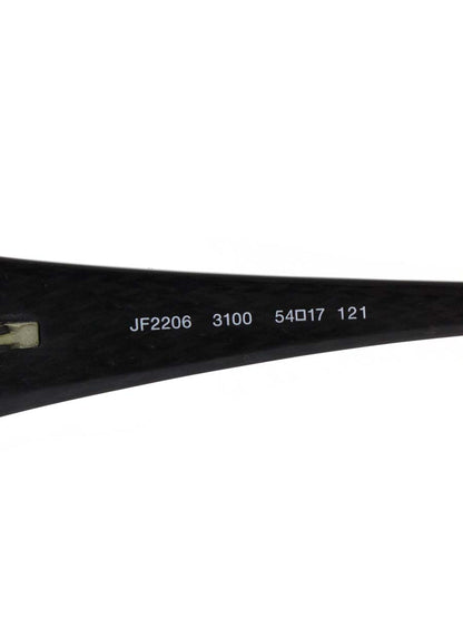 ジェイエフレイ JF2206 メガネ レッド/ブラック チタンフレーム フルリム スクエア ITWQJ4LP9AU8