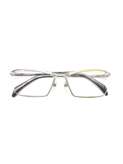 マサキマツシマ MF-1159 メガネ シルバー メタルフレーム ハーフリム スクエア IT7AF57ECHIQ