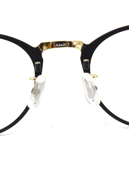 イーファイブアイヴァン m19 メガネ ブラック/ゴールド ボストン MBKWG/WG IT9JF3P4ZJU8