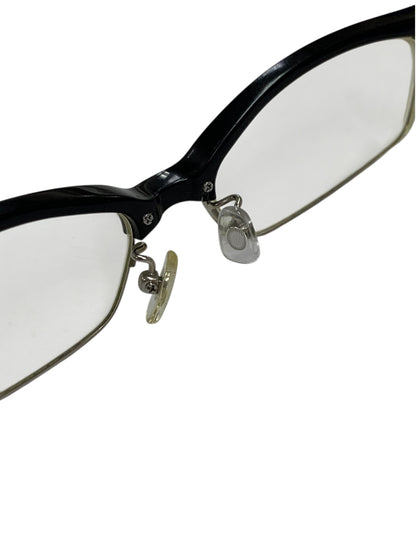 オロビアンコ RIVISTO メガネ ブラック ブロー セルフレーム ITZY8C7ZUYXO