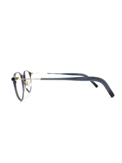 イーファイブアイヴァン P4 メガネ ブルー/ホワイトゴールド コンビフレーム フルリム ボストン IT2BKRGPOG8Y