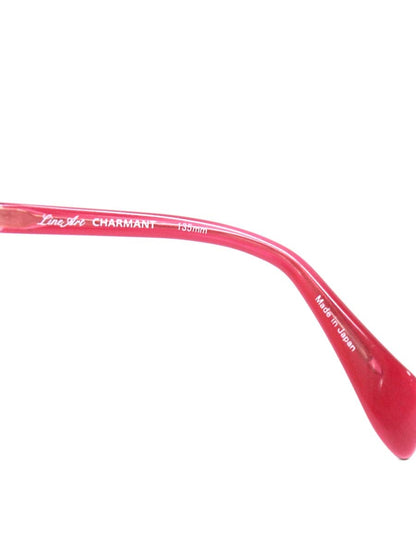 ラインアートシャルマン メヌエット XL1636 メガネ レッド/ゴールド メタルフレーム フルリム ウエリントン ITR92SC46NYY