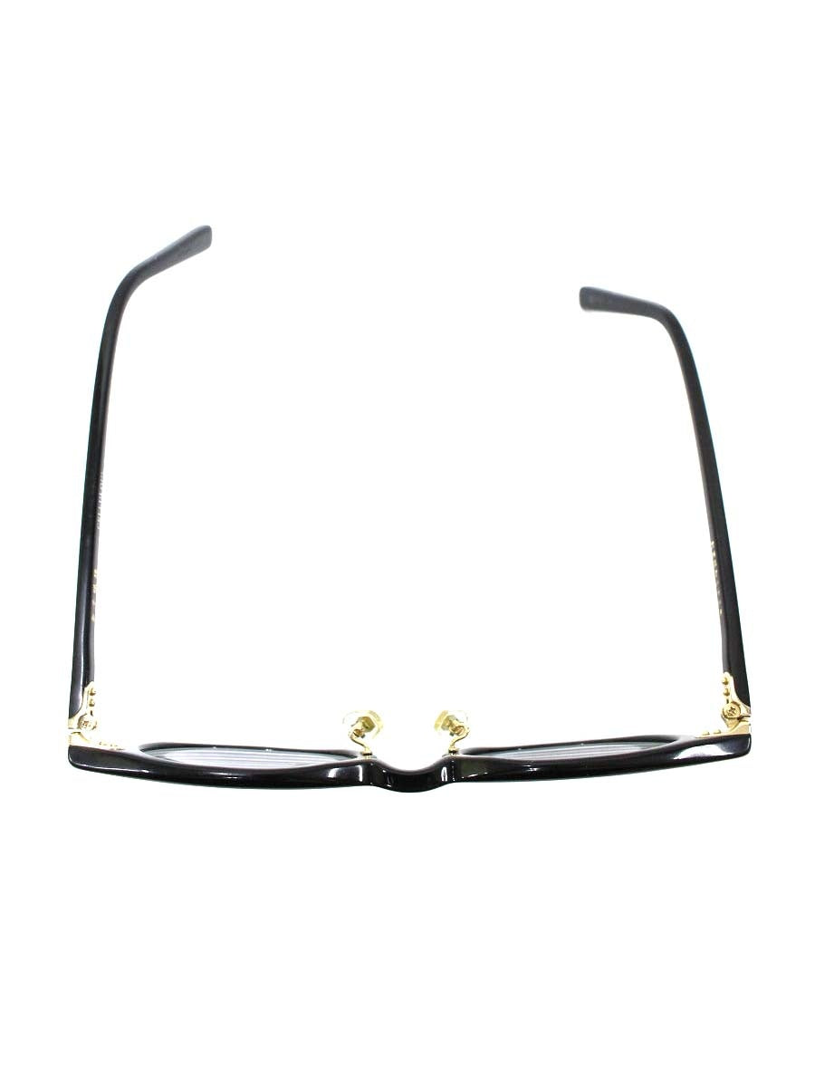 金子眼鏡 セルロイドシリーズ KC-58 BLS メガネ ブラック/ゴールド 飾り丁番 ボストンフレーム IT8MVS8TKW18