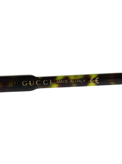 グッチ GG0534OA メガネ カーキグリーン/ブラウン セルフレーム フルリム ボストン ITC10W3N3KYS