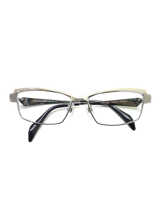 サムライ翔 SS-T107 メガネ シルバー 智 メタルフレーム スクエア ITH8GETAVGRC