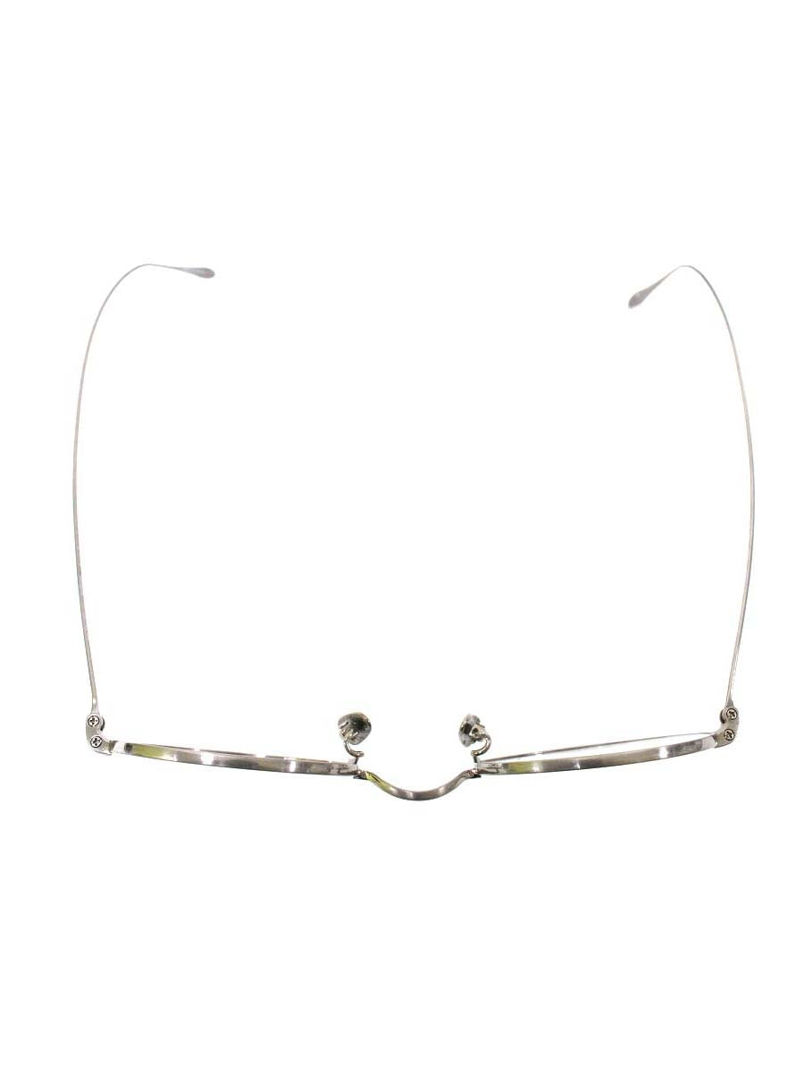 オーマイグラス東京 LS-1 メガネ シルバー Oh My Glasses TOKYO × less is_jp チタニウムフレーム フルリム ラウンド IT3P4Z94DLNU