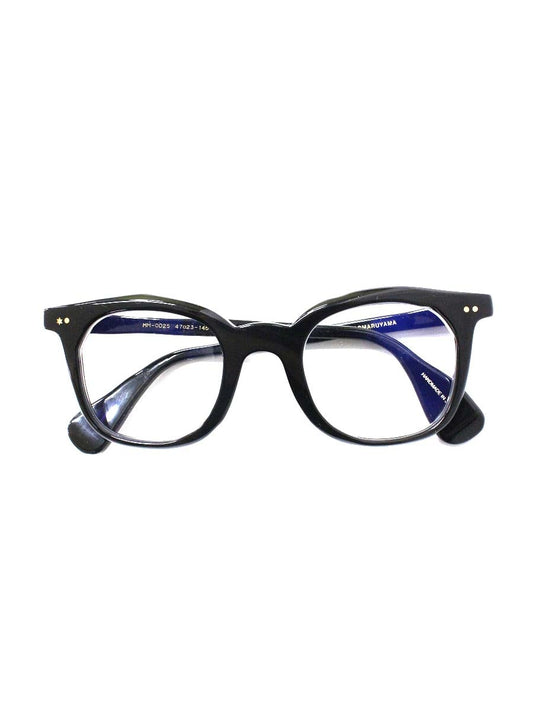 マサヒロ マルヤマ MM-0025 メガネ ブラック ウェリントン セルフレーム IT98VFQUQK30