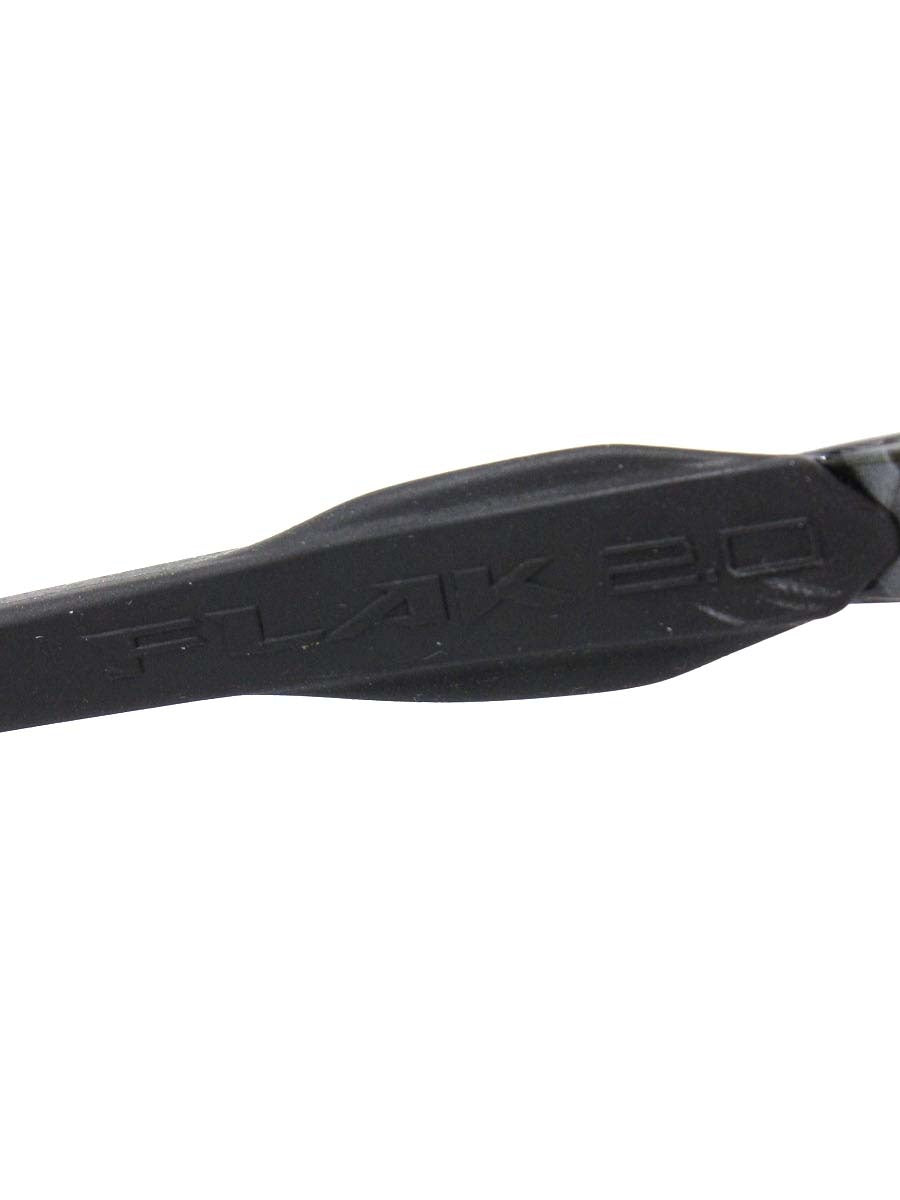 オークリー FLAK2.0 メガネ ブラック/グレー スポーツ 幾何柄 セルフレーム ハーフリム ITKR2W63YQO8