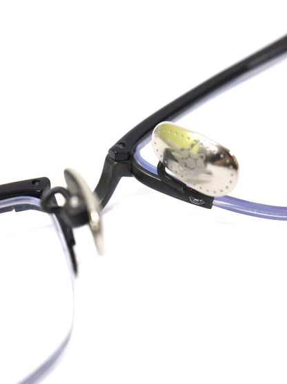 フォーナインズ M-902 メガネ ブラック セルフレーム ハーフリム スクエア ITQRVNYDOSN0