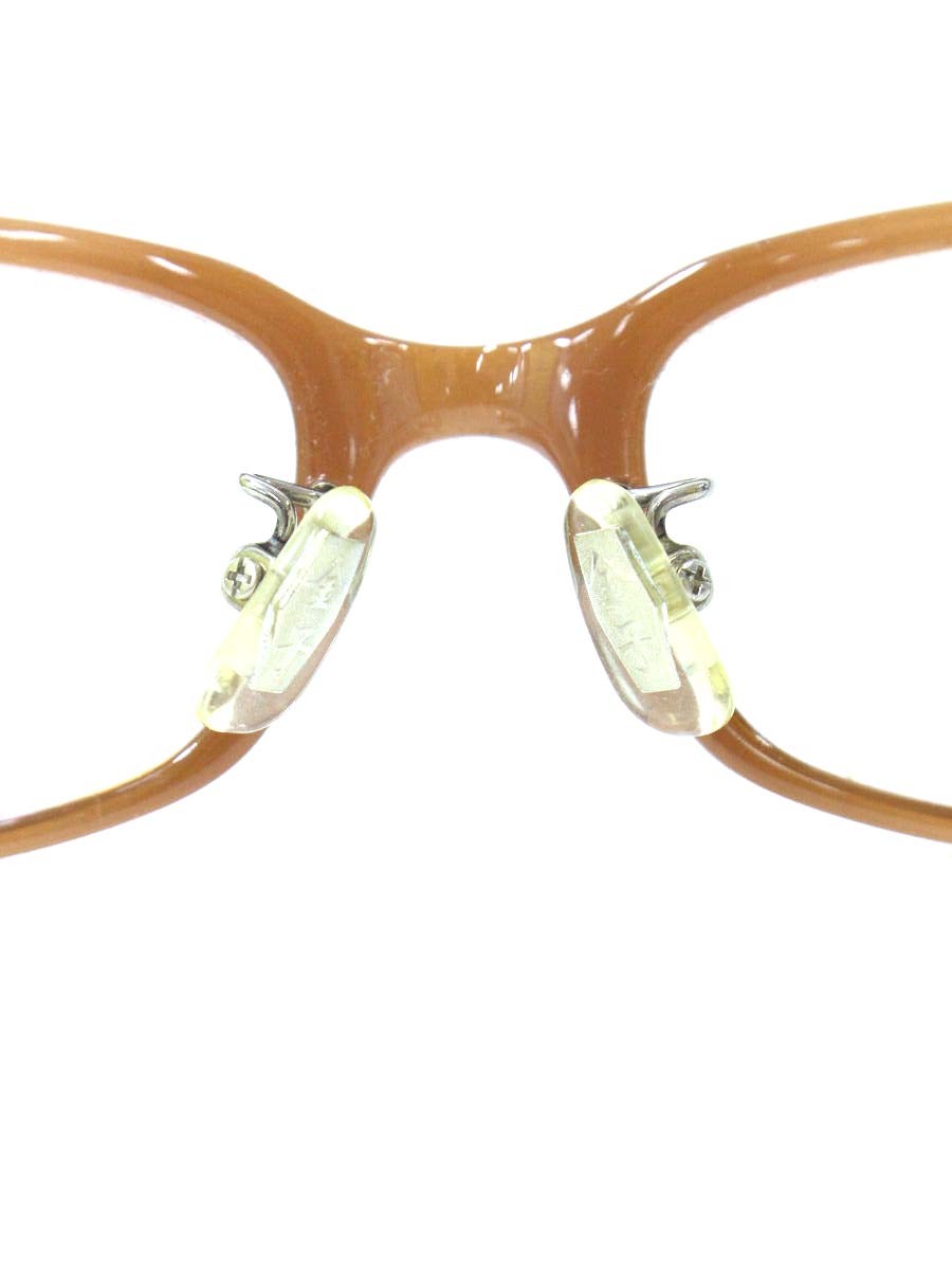 金子眼鏡 CELLULOID KC-15 メガネ ブラウン/ピンクブラウン セルフレーム フルリム スクエアシェイプ ITK6TYCS96YO