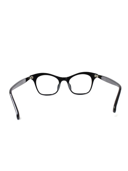 白山眼鏡店 メガネ ブラック セルフレーム フルリム オーバル IT9JF68H7H3W