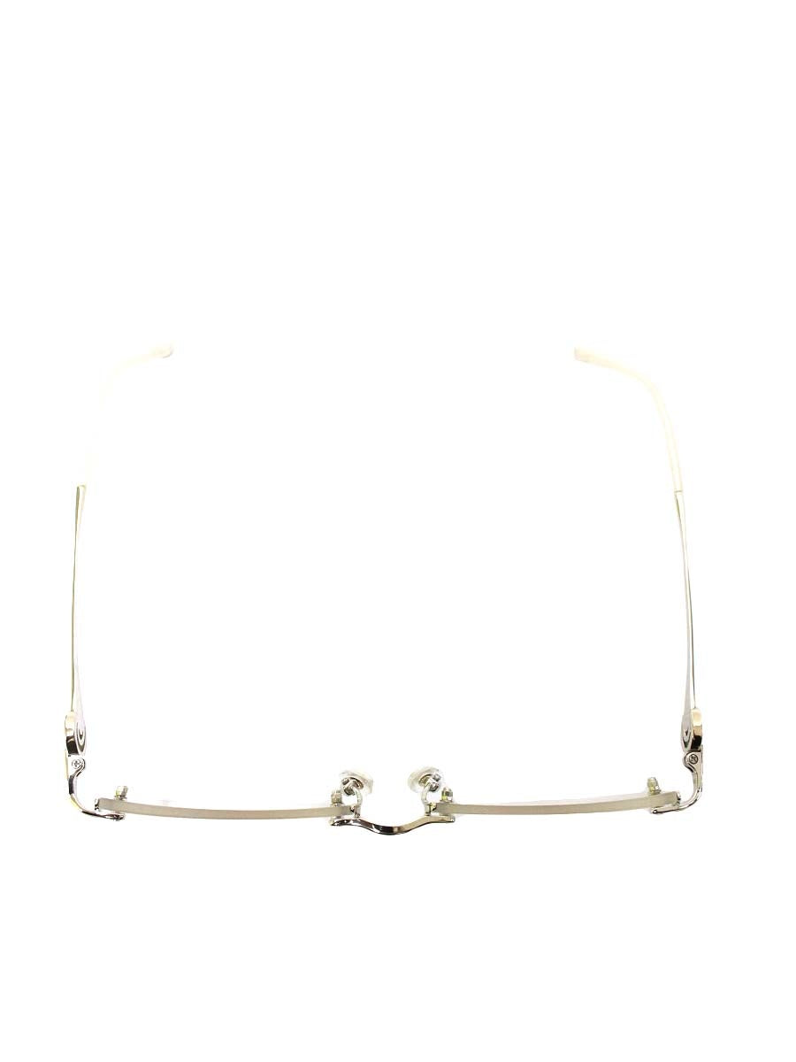 ショパール VCH843J メガネ シルバー/パールホワイト ラインストーン IT75DB0ZGN9W