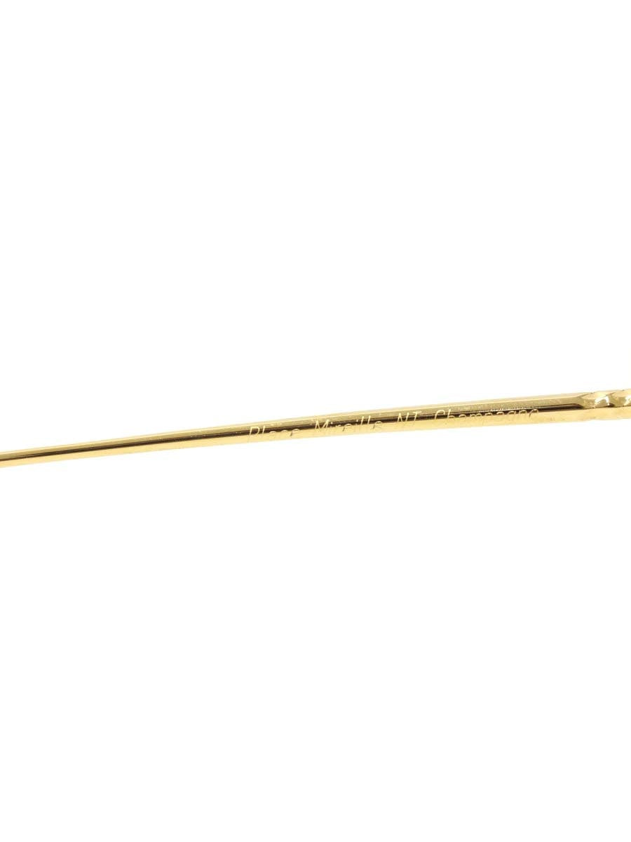 アーレム Place Mireille メガネ ゴールド メタルフレーム(合金＋22Kメッキ) フルリム キャットアイ IT1CVMD94HTO