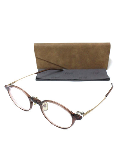 フォーナインズ NPM-118 メガネ ブラウン プラスチック チタン コンビフレーム フルリム ボストン IT1J41J3Y95K