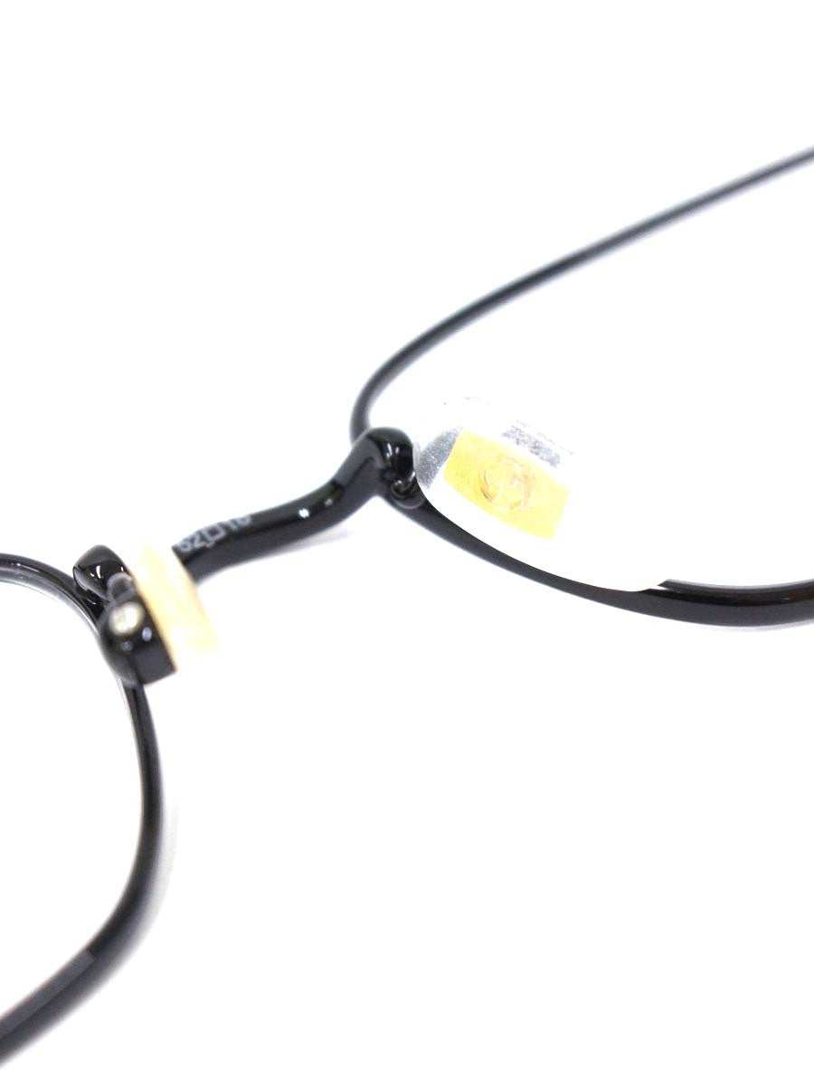 グッチ GG0612OJ メガネ ブラック/ゴールド メタルフレーム スクエア シェリーライン IT1G4IGATQMI