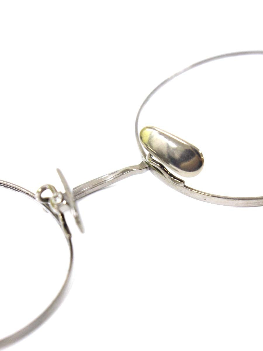 オーマイグラス東京 LS-1 メガネ シルバー Oh My Glasses TOKYO × less is_jp チタニウムフレーム フルリム ラウンド IT3P4Z94DLNU