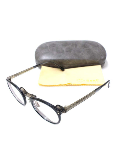 アイヴァン7285 316 メガネ ブラック/クリアグレー セルフレーム フルリム ウェリントン IT9D45THXBXW