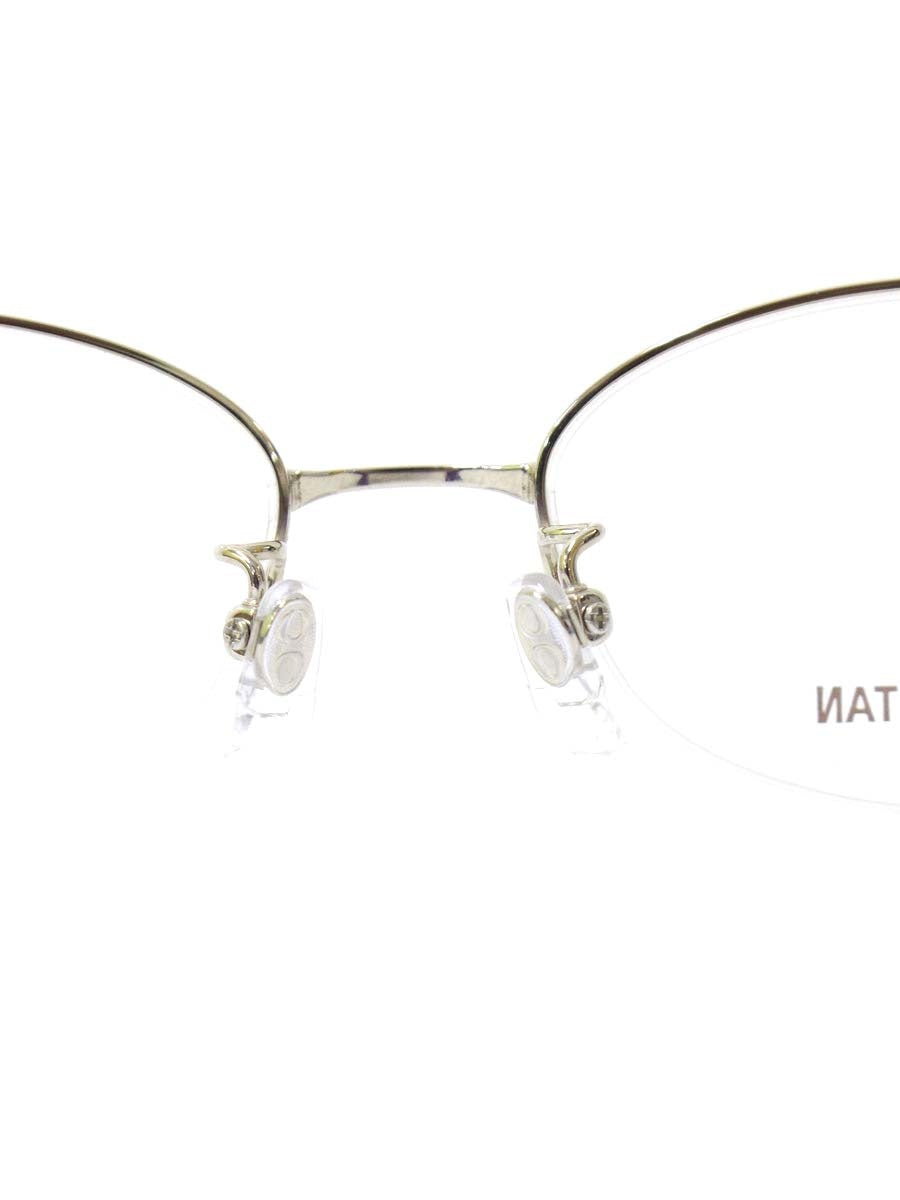 ラインアートシャルマン XL1070 メガネ パープル/シルバー メタルフレーム ハーフリム スクエア IT13USEK4CAW