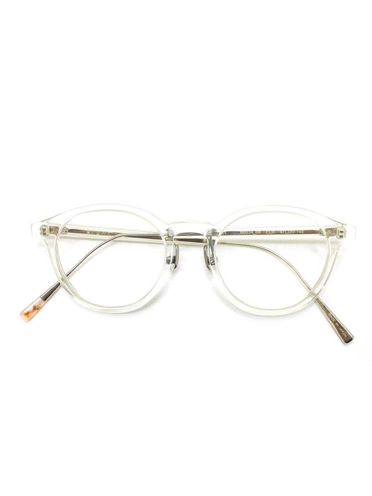ブラン B0034 メガネ 透明/ライトゴールド セルフレーム フルリム ボストン ITH21OG4CCZO
