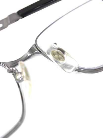 ラインアートシャルマン XL1808 メガネ グレー/メタルシルバー メタルフレーム フルリム スクエア IT0G9JUQOPVS