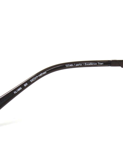 ラインアートシャルマン XL1869 メガネ ブラウン コンビフレーム フルリム スクエア IT694J4W7LXQ