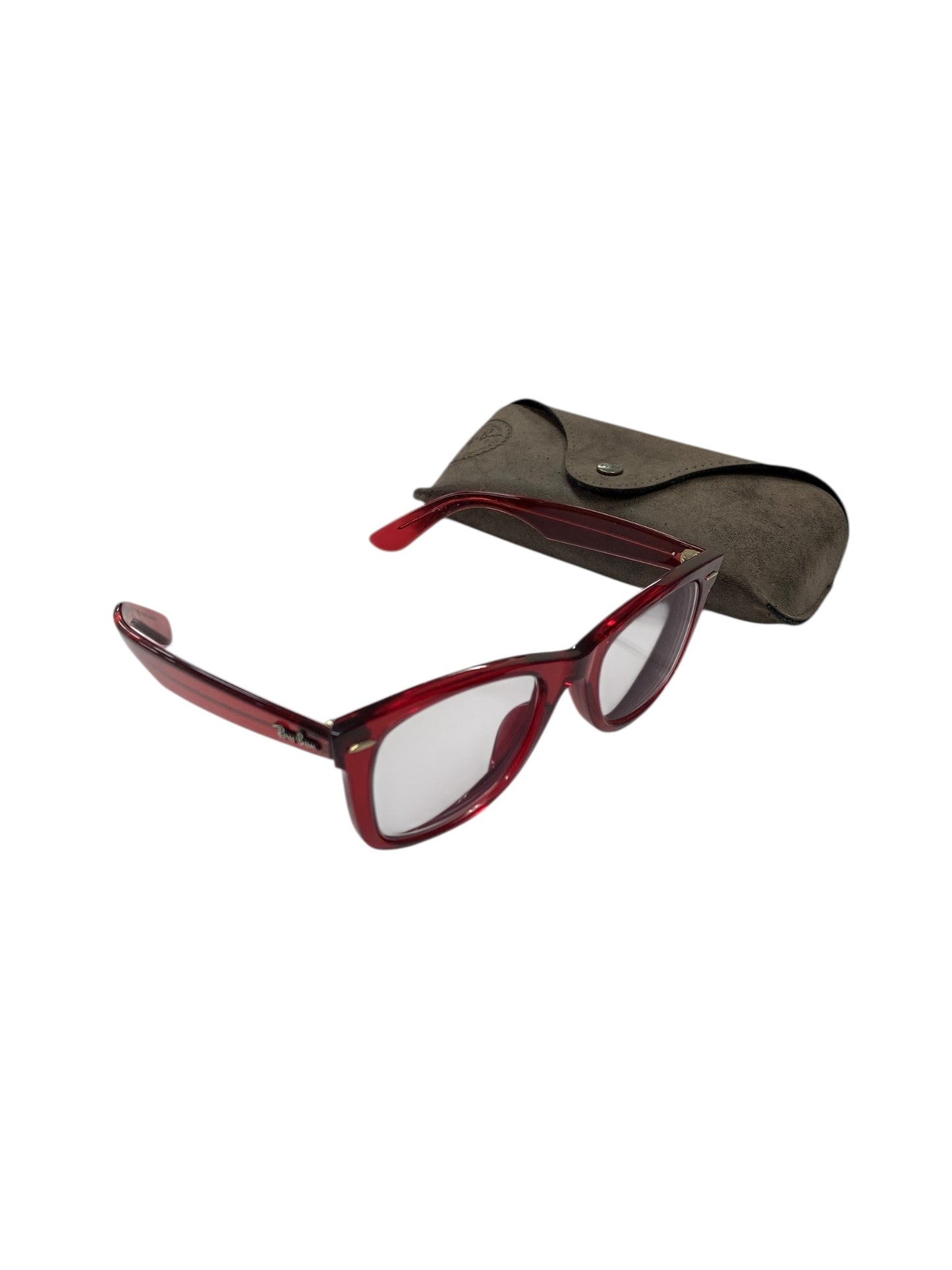 レイバン WAYFARER RB2140F サングラス レッド セルフレーム フルリム ウエリントン ITGR6I28VVSR