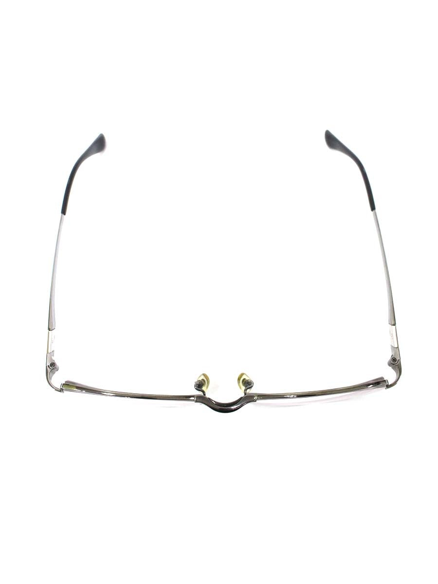 レイバン RB8643K メガネ ガンメタル/ブラック メタルフレーム ハーフリム スクエア IT3A6YPCPLH4