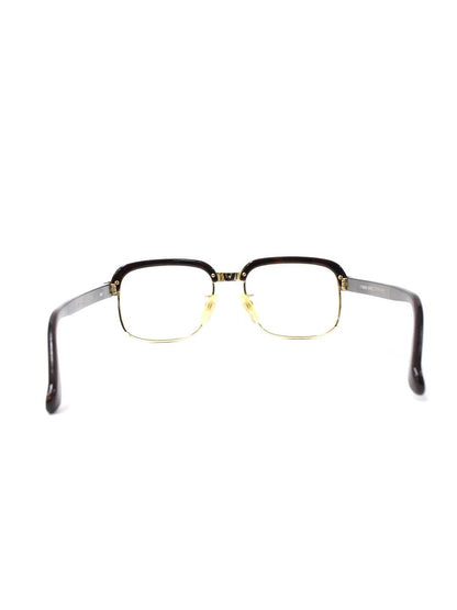 エンパイアユニーク 1650 メガネ 眼鏡 ブラウン/ゴールド コンビフレーム フルリム ボストン IT19JUXCU13W