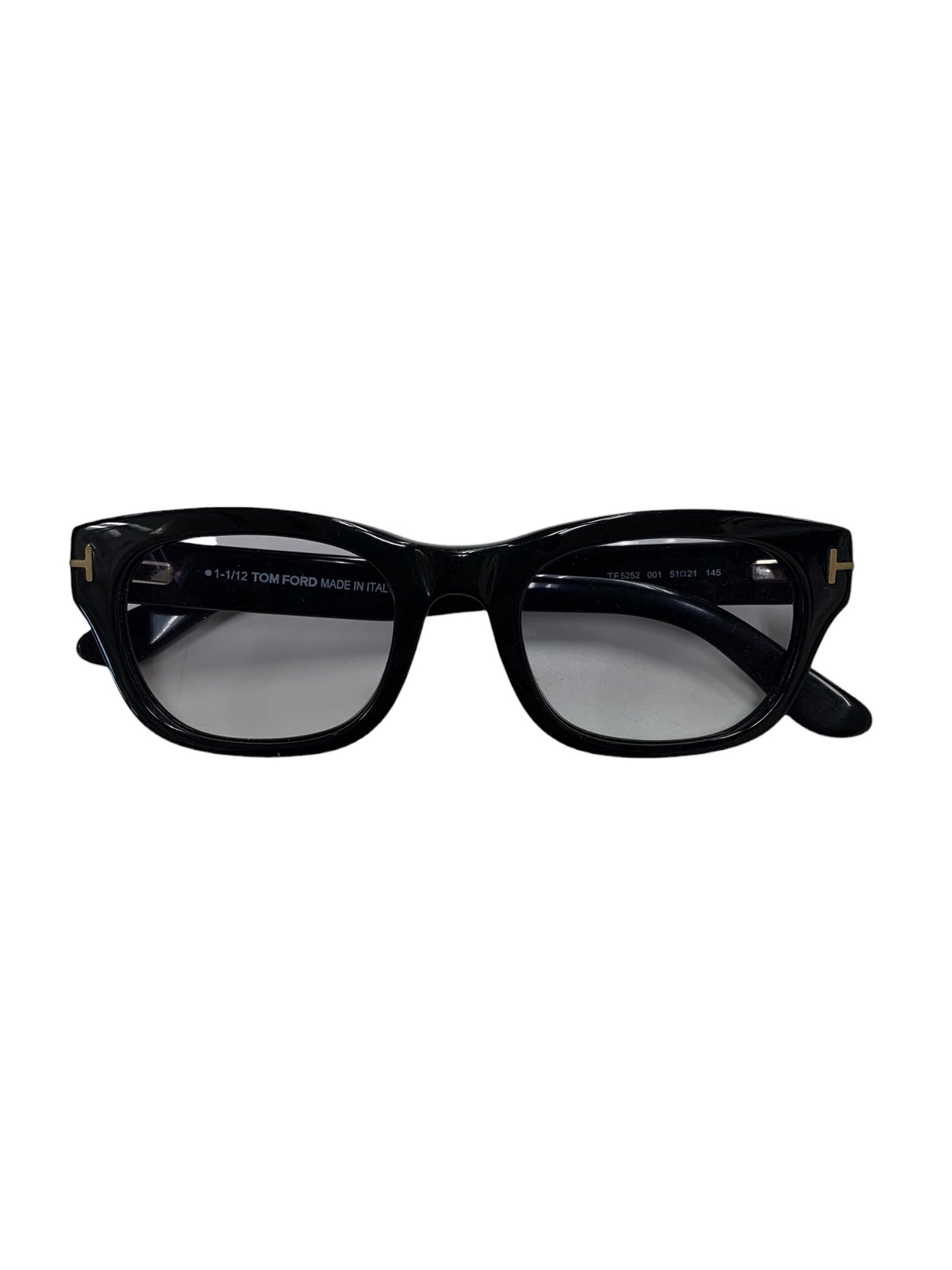 トムフォード TF5252 メガネ ブラック セルフレーム フルリム ウェリントン ITFS84XR7TLA