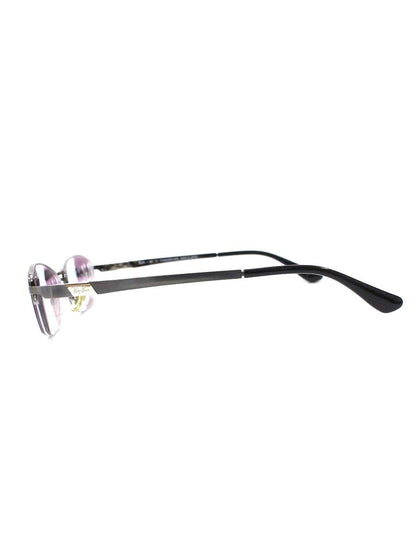 レイバン RB8643K メガネ ガンメタル/ブラック メタルフレーム ハーフリム スクエア IT3A6YPCPLH4