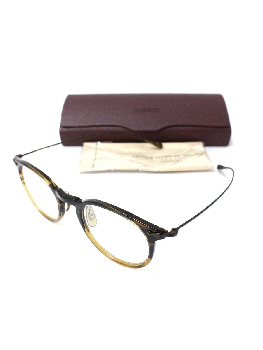 オリバーピープルズ Marett メガネ ブラウン コンビフレーム ボストン ITRYVZK22RL4