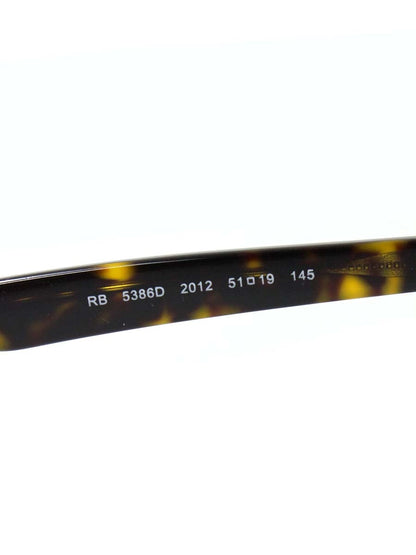 レイバン RB5386D メガネ ブラウン セルフレーム フルリム ウェリントン ITU6PVAC99YY