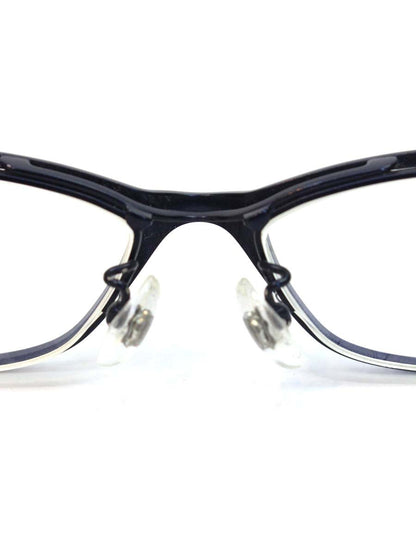 フォーナインズ S-820T メガネ ネイビー/ブラック メタルフレーム フルリム ITEW8SYRMGI8