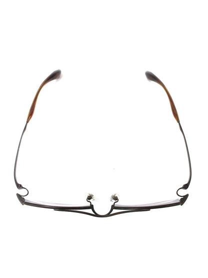 フォーナインズ S-260T メガネ ブラウン メタルフレーム フルリム スクエア ITU0KWUFRRDW