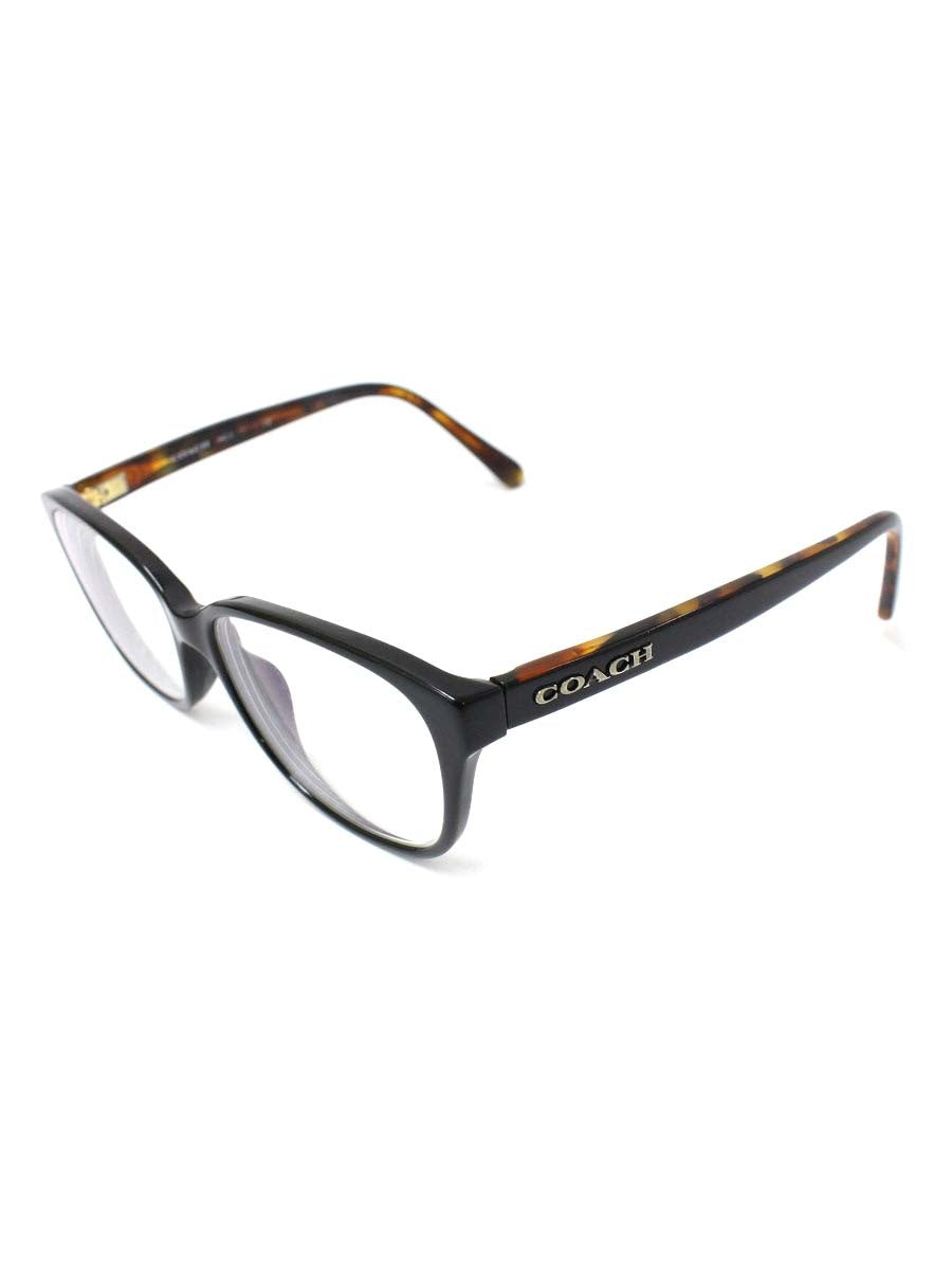 コーチ HC6103 メガネ ブラック/ブラウン セルフレーム フルリム ウェリントン ITPG9E7FQVHC