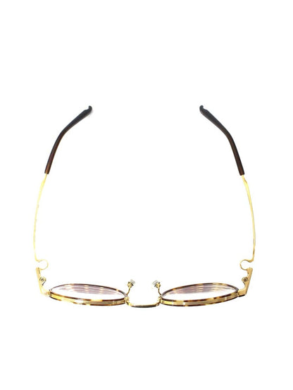 フォーナインズ M-103 メガネ ブラウン メタルフレーム フルリム ボストン ITHF4UVZX1U8